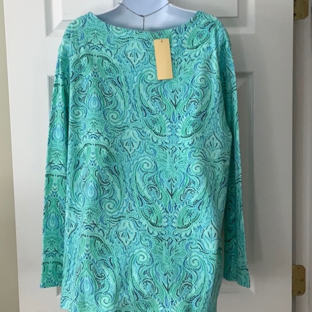 Green Top By Alexa Rae NWT - Picture 9 of 10